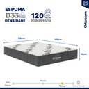 Ver imagem 4 de Cama Box Baú com Colchão de Espuma D33 Ortobom Airtech 100 Casal 138cm