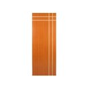 Ver imagem 1 de Kit com 4 Folhas de Porta Madeira Decorada 210x80cm Espessura 3,5cm Mantiqueira MGM Marrom/Mogno