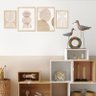 Kit 4 Quadros Decorativos Geométrico Linhas Sala Quarto - 2