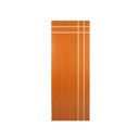 Ver imagem 1 de Kit com 4 Folhas de Porta Madeira Decorada 210x90cm Espessura 3,5cm Mantiqueira MGM Marrom/Mogno
