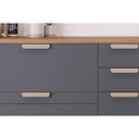 Ver imagem 6 de Cozinha Completa Eloise 4 Peças (2aéreos+1balcão+1torrequente) C4p181 Freijo/titanium - Mgm