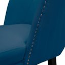Ver imagem 4 de Poltrona Decorativa Adele Suede Azul Royal - Dominic Decor