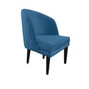 Ver imagem 1 de Poltrona Decorativa Adele Suede Azul Royal - Dominic Decor