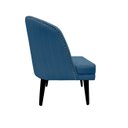 Ver imagem 2 de Poltrona Decorativa Adele Suede Azul Royal - Dominic Decor