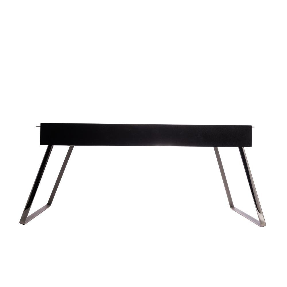 Bandeja De Madeira Para Café Da Manhã Pinus Black 55X35X23Cm - 2