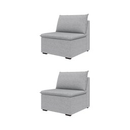 Sofá Modular 2 Módulos Centrais Zen CabeCasa MadeiraMadeira - 7