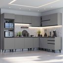 Ver imagem 2 de Armário de Cozinha Completa de Canto 465cm Nice Madesa 01