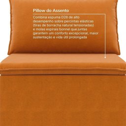 Sofá Modular 2 Módulos Centrais Zen CabeCasa MadeiraMadeira - 6