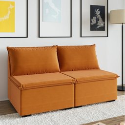 Sofá Modular 2 Módulos Centrais Zen CabeCasa MadeiraMadeira - 2