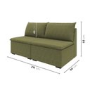 Ver imagem 3 de Sofá Modular 2 Lugares Zen CabeCasa MadeiraOriginals