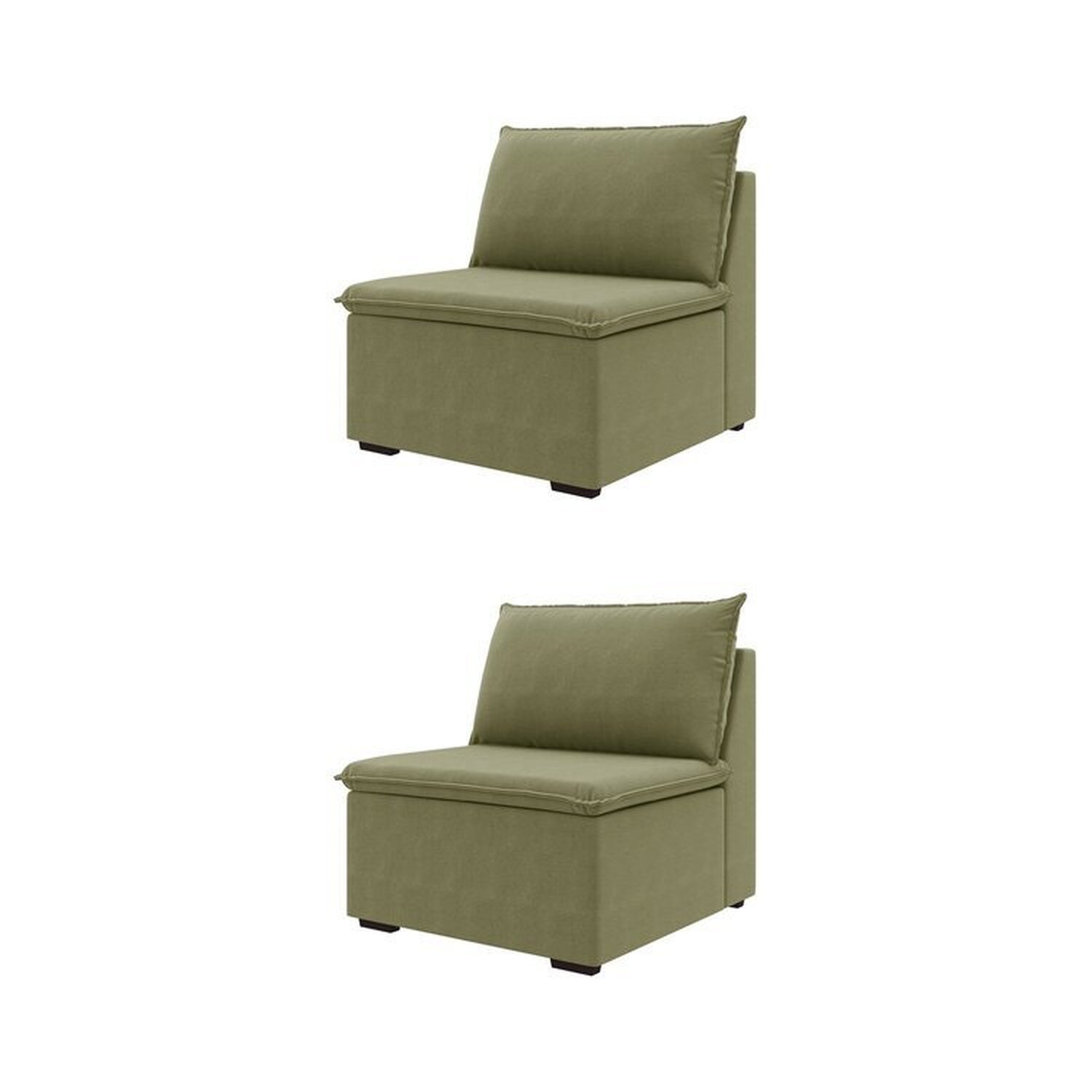 Sofá Modular 2 Módulos Centrais Zen Cabecasa Madeiramadeira - 7