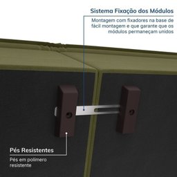 Sofá Modular 2 Módulos Centrais Zen Cabecasa Madeiramadeira - 4