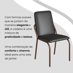 Conjunto Sala de Jantar Mesa Redonda 100cm Base Omega Tampo Mdf Laca com Vidro Malibu - 7 Conjunto Sala de Jantar Mesa Redonda 100cm Base Omega Tampo Mdf Laca com Vidro Malibu - 7