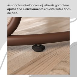 Conjunto Sala de Jantar Mesa Redonda 100cm Base Omega Tampo Mdf Laca com Vidro Malibu - 9 Conjunto Sala de Jantar Mesa Redonda 100cm Base Omega Tampo Mdf Laca com Vidro Malibu - 9