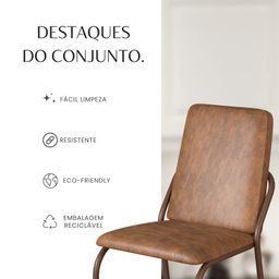 Conjunto Sala de Jantar Mesa Redonda 100cm Base Omega Tampo Mdf Laca com Vidro Malibu - 11 Conjunto Sala de Jantar Mesa Redonda 100cm Base Omega Tampo Mdf Laca com Vidro Malibu - 11