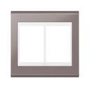 Ver imagem 1 de Placa Refinatto Concept 4x4 6 Posições Champanhe e Branco-weg