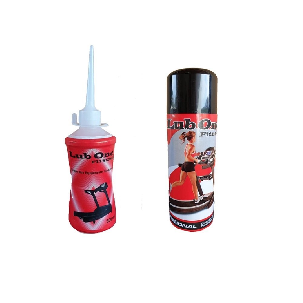 Kit Silicone Lubrificante Esteira Liquido 300 ml e Spray 400 ml - 1