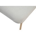 Ver imagem 3 de Cadeira de Metal para Sala de Jantar Chloe Estofada