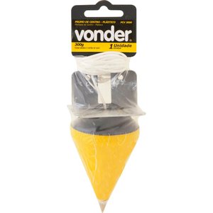 Prumo de centro 300g corpo plástico - Vonder