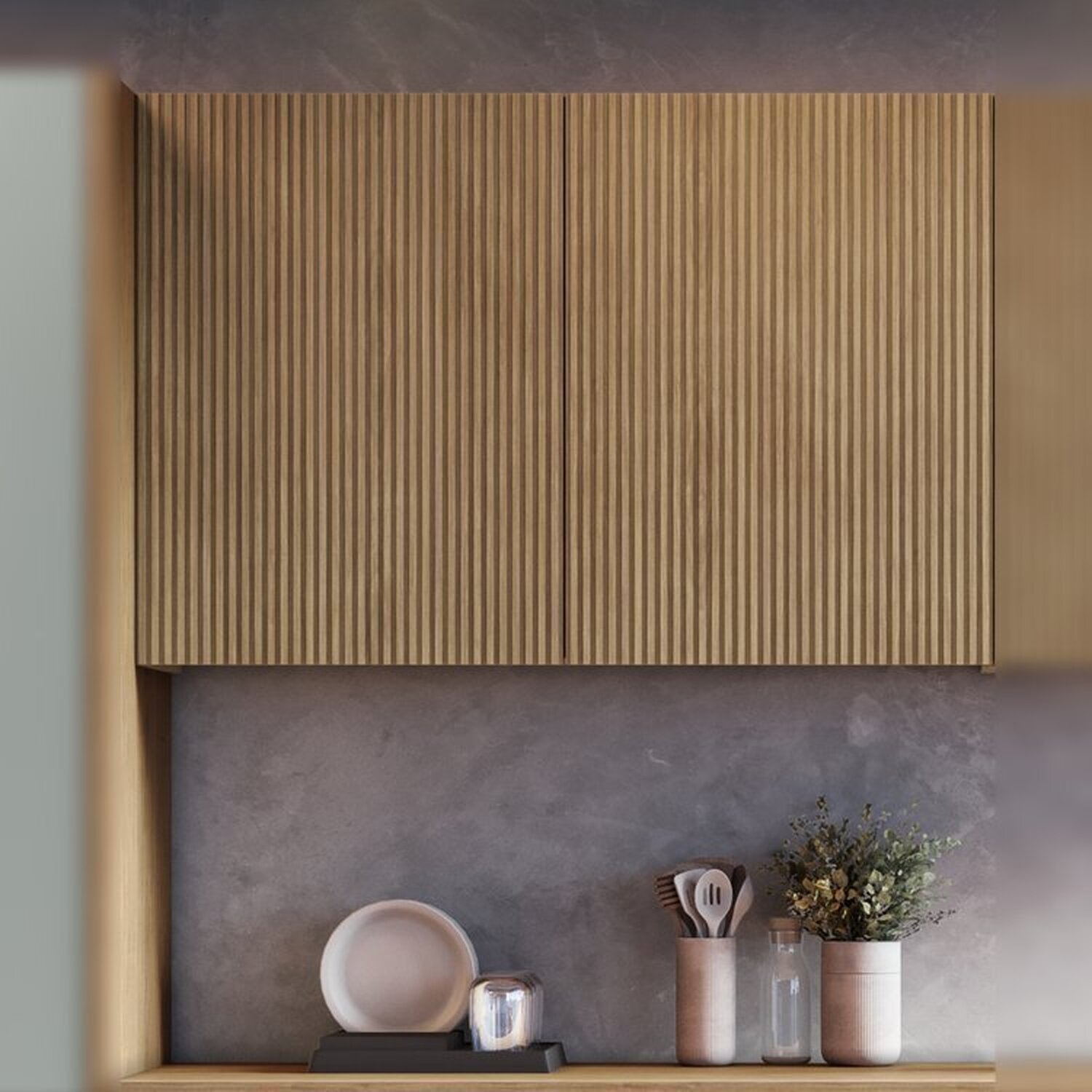 Lavanderia Modulada com Armário Aéreo, Armário Multiuso com Balcão 100% Mdf Rainha - 10