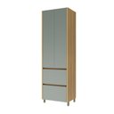 Ver imagem 5 de Lavanderia Modulada com Armário Aéreo, Armário Multiuso com Balcão 100% Mdf Rainha