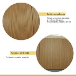 Lavanderia Modulada com Armário Aéreo, Armário Multiuso com Balcão 100% Mdf Rainha - 12