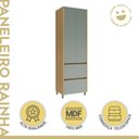Ver imagem 7 de Lavanderia Modulada com Armário Aéreo, Armário Multiuso com Balcão 100% MDF Rainha Marrom/Nature/Verde
