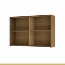 Ver imagem 7 de Lavanderia Modulada com 2 Armários Aéreos e Balcão 100% MDF Rainha Verde/Nature