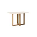 Ver imagem 2 de Mesa de Jantar 4 Lugares 120cm Tampo MDF Canto Reto Natalí