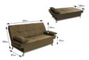 Ver imagem 2 de Sofá Cama Pérsia 3 Lugares Suede Velut - King House