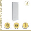 Ver mais imagens de Lavanderia Modulada com Armário Aéreo,1 Balcão e 1 Armário Multiuso 100% MDF Marquesa Branco/Nature