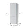 Lavanderia Modulada com Armário Aéreo,1 Balcão e 1 Armário Multiuso 100% Mdf Marquesa - 6