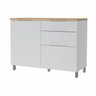 Lavanderia Modulada com Armário Aéreo,1 Balcão e 1 Armário Multiuso 100% Mdf Marquesa - 18