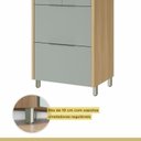 Ver mais imagens de Lavanderia Modulada com Armário Aéreo,1 Balcão e 1 Armário Multiuso 100% Mdf Marquesa
