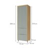 Lavanderia Modulada com Armário Aéreo,1 Balcão e 1 Armário Multiuso 100% Mdf Marquesa - 5