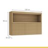 Lavanderia Modulada com Balcão 1 Porta e 2 Armários Aéreos 100% Mdf Marquesa - 7
