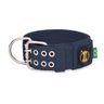 Coleira Cachorro Grande Forte Coleira Amorosso Cor Azul Marinho:XG - 1