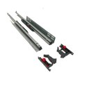 Ver imagem 1 de Corrediça Oculta Dt130 500mm Extração Total (30kg) Slowmotion (amortecedor) Hafele 01 Par