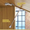 Ver imagem 5 de Lavanderia Modulada Marquesa com 2 Armários Aéreos e 1 Balcão 1 Porta 100% MDF Verde/Nature