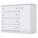 Ver imagem 5 de Kit Berço Multifuncional Formare MDF Colchão Incluso Branco Matic Móveis
