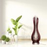 Abajur Grande de Chão ANA MARIA MDF Luminária -:Marrom/90x28cm - 3