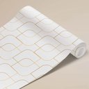 Ver imagem 4 de Papel de Parede Gold Lines 3 Arte Destaque 2 Metros
