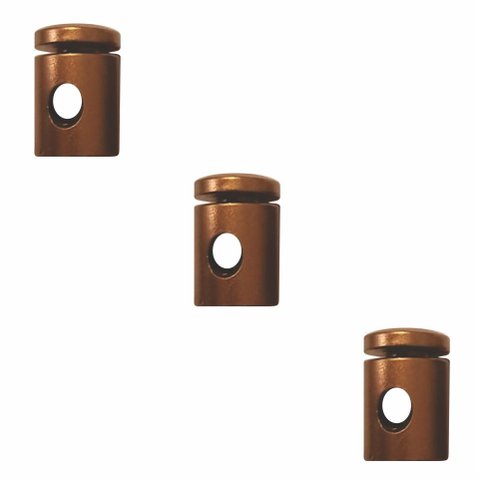 Kit-3 Desviador de Cabo Para Lustres e Pendentes e Luminária MD-6005/3 - Cobre