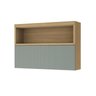 Lavanderia Modulada Marquesa com 2 Armários Aéreos e 1 Balcão 1 Porta 100% Mdf - 9