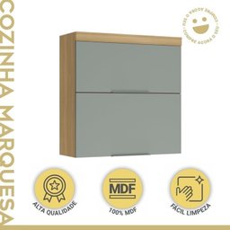 Lavanderia Modulada com 2 Armários Aéreos e 1 Balcão 1 Porta 100% Mdf - 11