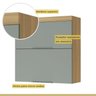 Lavanderia Modulada Marquesa com 2 Armários Aéreos e 1 Balcão 1 Porta 100% Mdf - 12