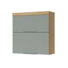 Lavanderia Modulada Marquesa com 2 Armários Aéreos e 1 Balcão 1 Porta 100% Mdf - 16