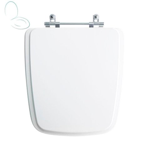 Tampa Vaso Sanitário Madeira Laqueada Boss Branco para Bacia Incepa