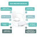 Ver imagem 4 de Tampa Vaso Sanitário Madeira Laqueada Boss Branco para Bacia Incepa