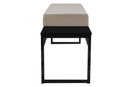 Ver imagem 4 de Banco Estofado 2 Lugares Paradise Conforto Elegância Recamier Preto